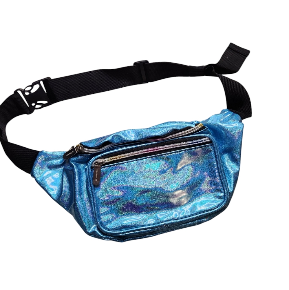 NEW Sojourner blue purple holographic fanny pack Belt Bag